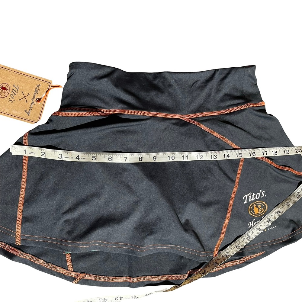 William Murray Tito's Vodka Golf Skort Women's Small Black Performance Active - Picture 3 of 6